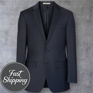 JOSEPH ABBOUD Men’s 36R Slim Fit Blazer Sport Coat Gray Wool Two-Button Jacket